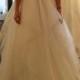 Beautiful sweetheart flowy a line wedding dress