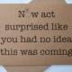Now ACT SURPRISED like you had no idea BRIDESMAID card funny bridal party card will you be my bridesmaid cards act surprised proposal card