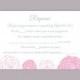DIY Wedding RSVP Template Editable Word File Instant Download Rsvp Template Printable RSVP Cards Rose Pink Rsvp Card Floral Rsvp Card