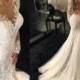 Luxury See Through Sexy Mermaid Lace Tulle Wedding Dresses, Long Sleeve Wedding Gown ,WD0198