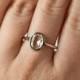 Rose Cut Oval Diamond Ring- Custom Ring Design - DEPOSIT ONLY- Choose your diamond