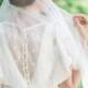 draped veil, boho veil, bohemian wedding veil, boho bridal headpiece, tulle veil, soft tulle veil, wedding veil, ivory bridal veil, +colors