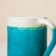Hand Thrown Pottery Mug Turquoise. Tea cup. Coffee cup. In making process. Ready to dispatch on Monday 12th of Dec.