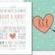 DIY Printable ~ Heart Invitation ~ Arrow Invitation ~ Boho Invitation ~ Rustic ~ Engagement Invites ~ Boho Inspired ~ Print Your Own