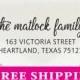 FAST Personalized Return Address Stamp - Self inking Address Stamp - 4549