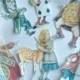 Edible Alice in Wonderland x 6 XLarge Figures Set B Wafer Paper Cake Decorations Cupcake Cookie Toppers Mad Hatter Tea Party Wedding Carroll