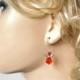 Crystal Drop Earrings, Bridal Earrings, Angel, unique earrings, wedding earrings, Swarovski Crystal Drop Earrings