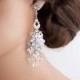 Wedding Chandelier Earrings Crystal Chandelier Earrings Bridal Statement Earrings Wedding Jewelry AINSLIE