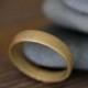 14k  Gold  Wedding Band, Comfort Fit Ring in Recycled Yellow or Rose Gold Men's Band