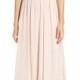 Adrianna Papell Embellished Bodice Chiffon Gown 