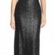 Amsale 'Chandler' Sequin Tulle Halter Style Gown 