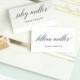 Wedding Place Card Template, Printable Escort Cards, Modern Calligraphy, Word or Pages, Mac or PC, Instant DOWNLOAD