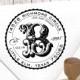 Return Address Stamp – 2 inch FAMILY INITIAL SEAL – Personalized Name Established Date Wedding Paper Goods