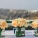 Gorgeous romantic Santorini wedding
