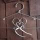 The Original Double Heart Lingerie Hanger or Home or Wedding Decoration
