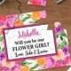 Will you be my flower girl puzzle, Asking flower girl ask to be flower girls, be my junior bridesmaid proposal, jr. bridesmaid, asking cart