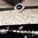 Gatsby Invitation Luxury Pebble Bubble Embellishment Feather Crystal Wedding Pocket Invitations, A Set Of 100