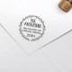 Return Address Stamp, Housewarming Gift Stamp, DIY Wedding Rubber Stamp. Address Label Stamp 2x2 Inch