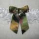 Wedding Reception Ceremony Party Camo Bow Deer Hunting Hunter White Satin Sexy Garter