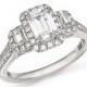 Bloomingdale&#039;s Diamond Three-Stone Ring in 14K White Gold, 1.75 ct. t.w.
