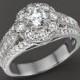 Bloomingdale&#039;s Diamond Engagement Ring in 14K White Gold, 1.75 ct. t.w.