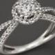Bloomingdale&#039;s Diamond Halo Ring in 14K White Gold, 1.25 ct. t.w.