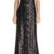 Adrianna Papell Sequin Front Gown