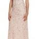 Adrianna Papell Short Sleeve Embellished Gown