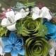 Custom Paper Flower Wedding Bouquet. You Pick The Colors, Papers, Books, Etc.  Anything Is Possible. CUSTOM ORDERS WELCOME