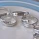 Set of 8 family napkin rings, personalized, fun party set-- featured on HOUZZ