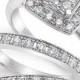 Macy&#039;s Diamond Engagement Ring Bridal Set (2 ct. t.w.) in 14k White Gold