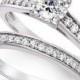 TruMiracle TruMiracle Diamond Bridal Engagement Ring Set in 14k White Gold (1 ct. t.w.)