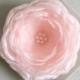 Blush pale pink Bridal hair flowers clip, Handmade Blush fabric flower Bridesmaids Hair Pins, Blush Shoe Clip, Bridal Sash Dress Brooch