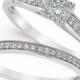 TruMiracle TruMiracle Diamond Engagement Ring and Wedding Band Set (1/2 ct. t.w.) in 14k White Gold