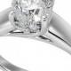 Certified Diamond Solitaire Engagement Ring in 14k White Gold (1-1/2 ct. t.w.)
