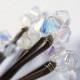 Diamond Swarovski Crystal Hair Pins (Wedding Bobby Pins set of 6)
