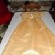 Stunning !  Stunning ! Vintage 70's Gold Evening Gown/Formal with matching jacket- ELEGANT !  Size small- room for alterations.