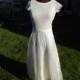Collections- White Formal Gown/Dress--Ivory--Size 8- Wedding Gown--Prom--Party