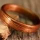 Bentwood Ring - Shimmer Koa Wooden Ring - Handcrafted Wood Wedding Ring - Custom Made