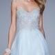 Gorgeous Strapless Sweetheart Gathered Beaded Bodice Chiffon Prom Dress PD3160
