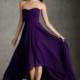 Mori Lee Bridesmaids 694 Strapless High Low Chiffon Dress - Crazy Sale Bridal Dresses