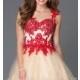Short Sleeveless Lace Prom Dress by Elizabeth K - Discount Evening Dresses 