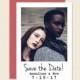 Instant Photo Save the Date Card or Magnet - Affordable Save the Date
