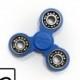 Blue Fidget Spinner Toy - Tri-spinner - Hand Finger - Restless Hand Toy - EDC - ABS plastic - 3d printed