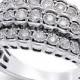 Macy&#039;s Multi-Row Diamond Ring in Sterling Silver (1/2 ct. t.w.)