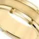 Macy&#039;s Men&#039;s Brushed Comfort-Fit 8mm Wedding Band in Yellow Tungsten Carbide