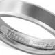 Triton Triton Men&#039;s White Tungsten Carbide Ring, Wedding Band (5mm)