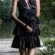 Pretty Birdie's Hemp Silk Layer Dress in Black