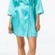 Thalia Sodi Thalia Sodi Satin Lace-Trimmed Short Robe, Only at Macy&#039;s