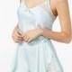 kate spade new york kate spade new york Bridal Lace-Trimmed Charmeuse Romper